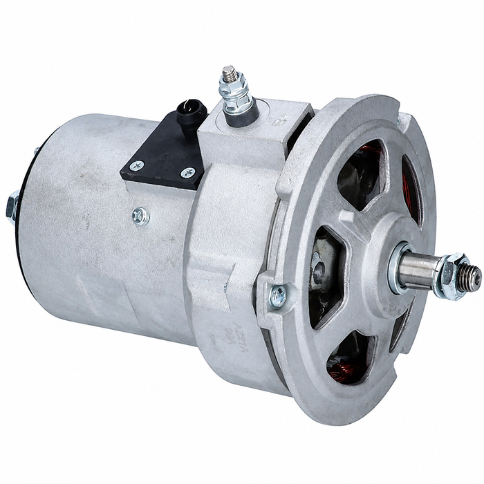 VWC-043-903-023-A90 - 043903023A - 85 AMP ALTERNATOR - SUPER HIGH OUTPUT - BEETLE 67-79 - GHIA 67-74 - BUS 67-71 (CUSTOM UPGRADE FOR 15-1600CC UPRIGHT ENGINE) - SOLD EACH