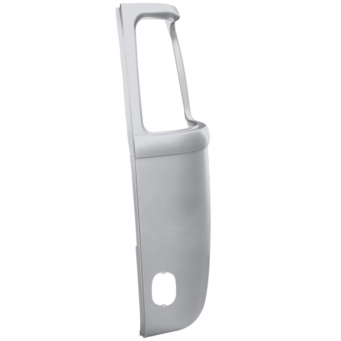 VWC-241-813-356-C - (241813356C) - SILVER WELD-THROUGH HIGH QUALITY SHEET METAL - DELUXE COMPLETE REAR CORNER WITH WINDOW OPENING - RIGHT - FULL HEIGHT - BUS 62-12/63 - SOLD EACH