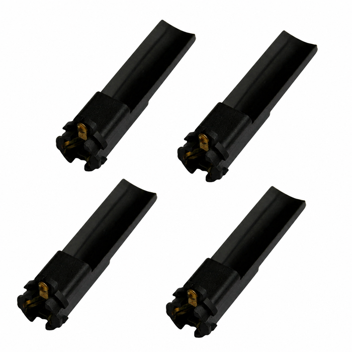 VWC-133-957-397-ASET - 141957397A - GERMAN - DASH LIGHT BULB HOLDERS - SQUARE TWIST IN - LONG - SUPER BEETLE 73-79 - GHIA 67-74 - BUS 68-79 - TYPE-4 69-74 - SOLD SET OF 4