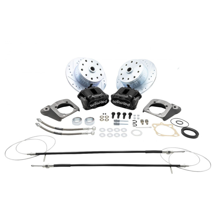 C13-22-6160-B - EMPI - 4 PISTON CALIPER DISC BRAKE KIT WITH