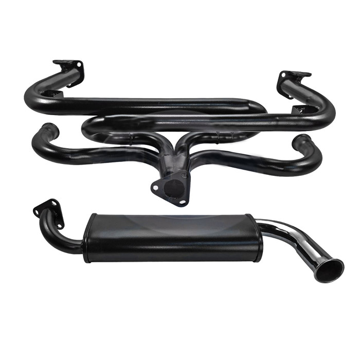 C13-3120 - EMPI - PREMIUM EXHAUST SYSTEM WITH SINGLE QUIET MUFFLER