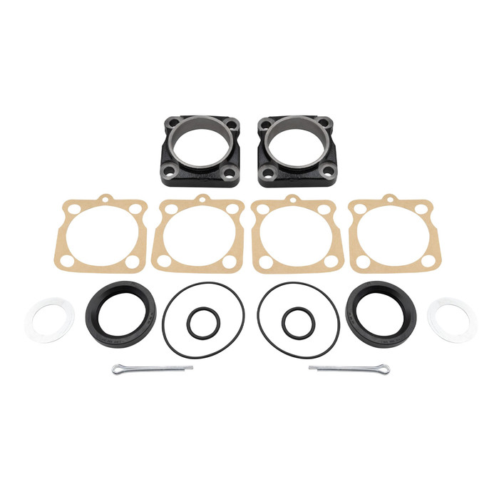 VWC-311-501-311-ASET - COMPLETE REAR AXLE BEARING CAP AND SEAL KIT - BOTH SIDES - LONG SWING-AXLE - BEETLE 67-68 - GHIA 67-68 - TYPE-3 1967 - SOLD SET