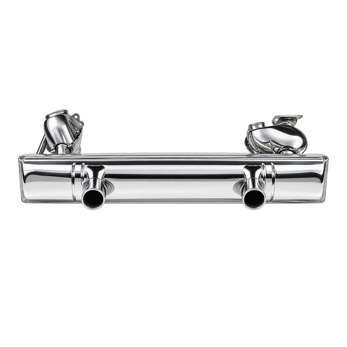 VWC-113-251-053-AKSS - 113251053A - STAINLESS STEEL MUFFLER 13-1600CC - TOP QUALITY - BEETLE 66-74 - GHIA 66-74  (EXCEPT 1974 CAL.) - SOLD EACH