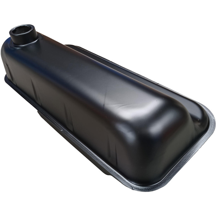 C24-111-201-075-B - 111201075B - EXCELLENT QUALITY - GAS / FUEL TANK WITH 77MM LARGE FILLER NECK (E-COATED BLACK) - CORRECT FOR BEETLE 56-60 - GHIA 56-60 - REF.# 00-3555-0 - SOLD EACH