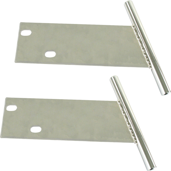 C13-3175 - ACC-C10-1124 - EMPI - CHROME T-BARS  - FRONT OR REAR - BEETLE 68-73 - SOLD PAIR