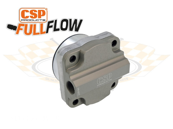 C31-115-261-138FFK - CSP - FULL FLOW OIL PUMP WITH OIL PRESSURE RELIEF VALVE - 4 RIVET CAM - 26MM - BEETLE / GHIA  71-79 - 3/8-NPT - SOLD EACH