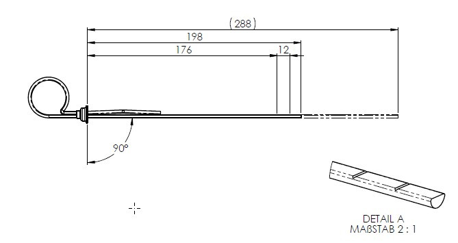 C31-115-349-400 - CSP - TYPE-4 BLOCK DIPSTICK CONVERSION - FOR USE WITH UPRIGHT FAN CONVERSION KIT - SOLD EACH