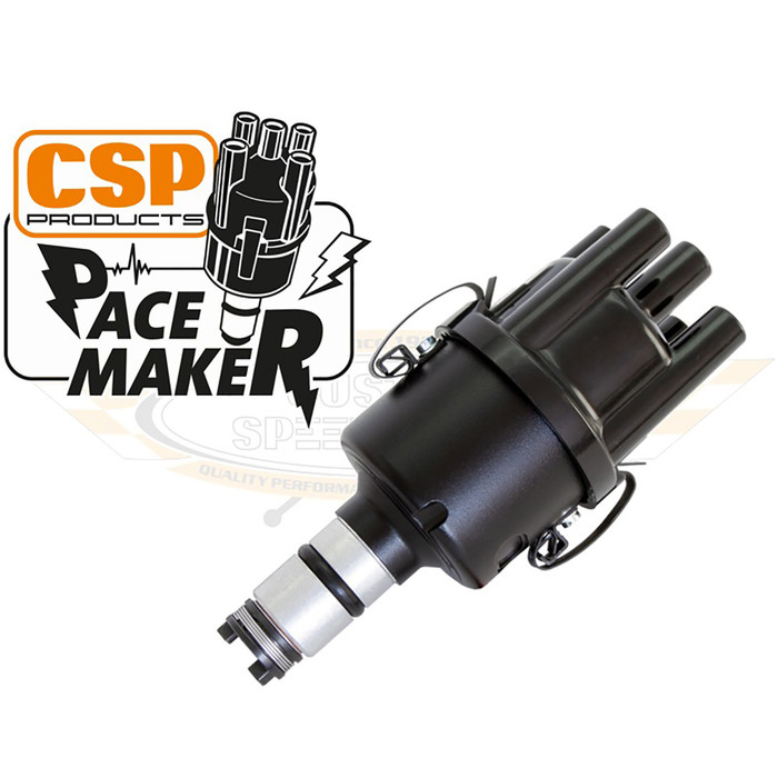 C31-905-205-CSP111 - CSP PACEMAKER PROGRAMMABLE 009 STYLE DISTRIBUTOR - VINTAGE LOOK BLACK BODY - WITH BLACK BERU DIST.CAP - SOLD EACH