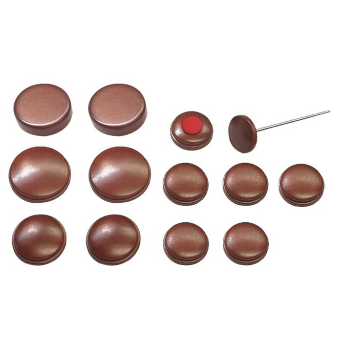 C38-IN-102 - FLAT4 CUSTOM WOOD DASH KNOB SET - BEETLE 68-78 - SOLD SET