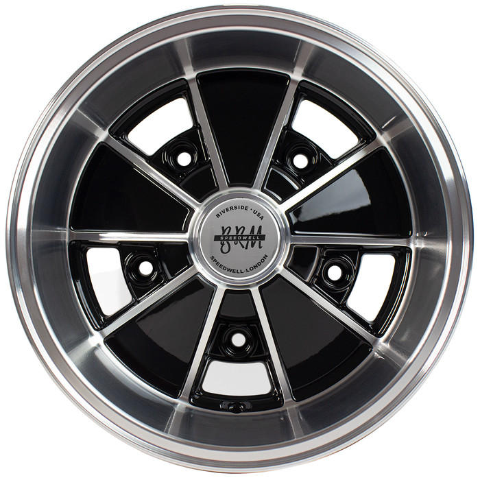 C32-8015BRM520518BM - CIP1 EXCLUSIVE - 15 IN X 8 IN BRM STYLE ALUMINUM WHEEL - BLACK MACHINED FACE - 5X205MM - ET 18.8MM - CENTER CAPS INCLUDED - WHEEL HARDWARE EXTRA - SOLD EACH