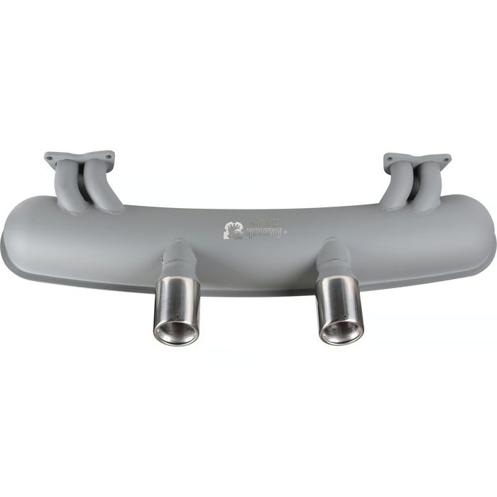 P-021-251-053-CDT - 1620604600 - PORSCHE 914 SPORT EXHAUST - WITH TWIN 76MM CENTER TAIL PIPES - CAN ONLY BE USED WITH 039-256-091-SIC HEAT EXCHANGERS - REAR VALANCE MOD'S REQUIRED - PORSCHE WITH 1.7-1.8 LITRE ENGINE - 914 70-76 - SOLD EACH