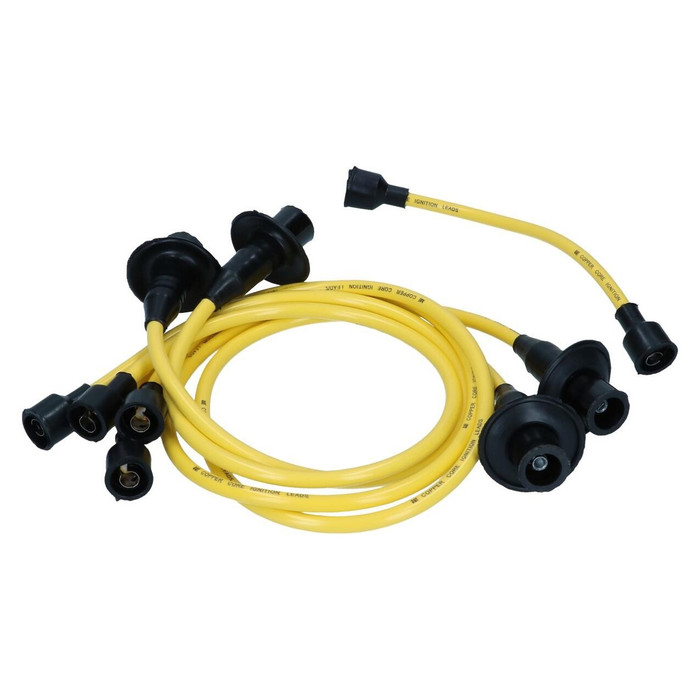 ACC-C10-5860 - COPPER CORE - YELLOW IGNITION WIRE SET - PREMIUM QUALITY - 12-1600CC ENGINES - BEETLE 46-79 - GHIA 56-74 - BUS 50-71 - REF.#'s - 111998031A - 111-998-031-A - 9400 - SOLD SET
