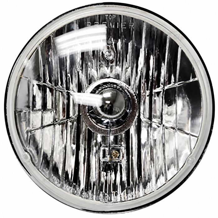 C11-31387 - 7 INCH CRYSTAL HEADLIGHT (WITH H4 HALOGEN BULB) - SOLD EACH