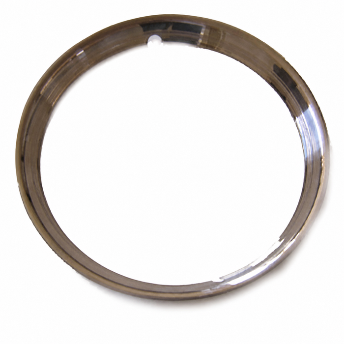 C11-A6224-5 - STAINLESS STEEL TRIM RING - 15 INCH DIAMETER RIMS - WITH VINTAGE STYLE RIBS - SOLD EACH