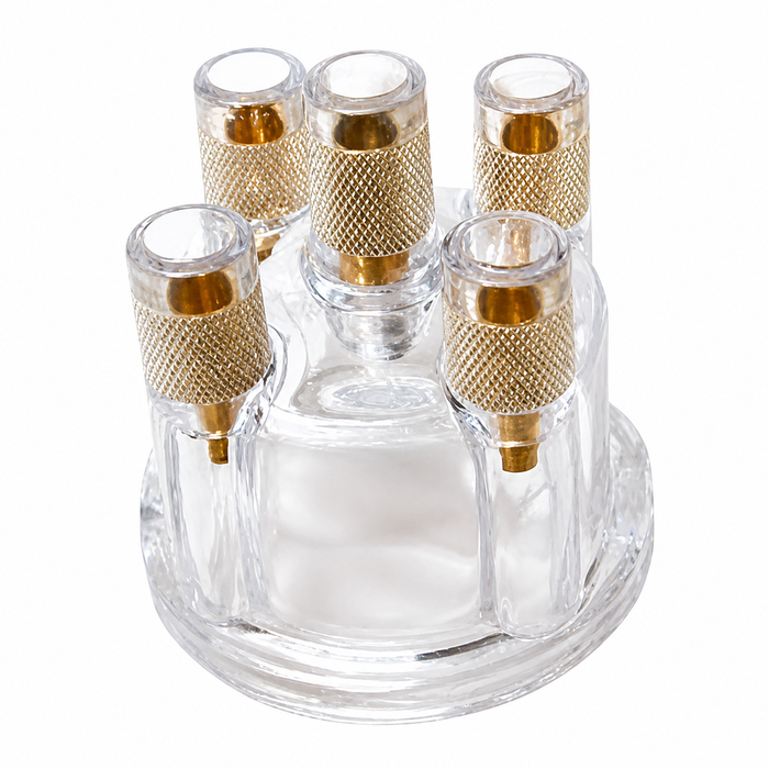 ACC-C10-5695 -  8790 - BOS-03010 113-905-207-C 113905207C) - CLEAR DISTRIBUTOR CAP - ALL 009 DISTRIBUTORS / BEETLE 70-79 / GHIA 70-74 / BUS 70-79 / VANAGON 80-84 - SOLD EACH
