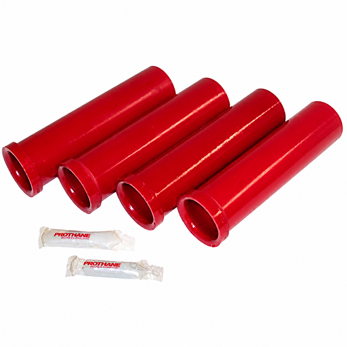 C12-6523-20 - URETHANE BUSHING KIT REPLACES INNER & OUTER MICARTA BUSHINGS - 45mm OD - 4 PIECES - BEETLE/GHIA 49-65  SEE NOTES...