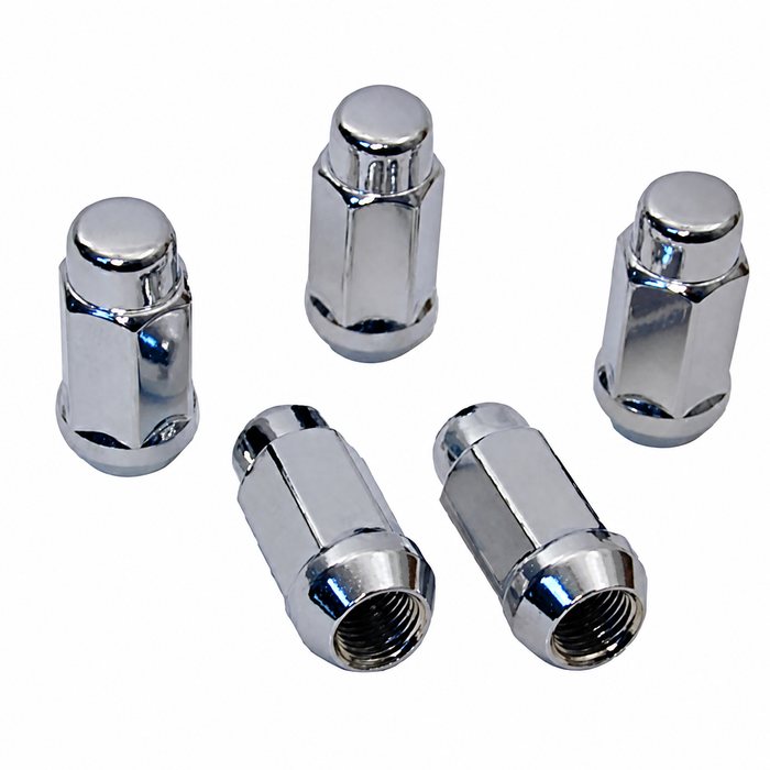 C12-6546-11 - 14MM - 1.25 INCH EXTRA TALL ACORN NUTS - SET OF  5