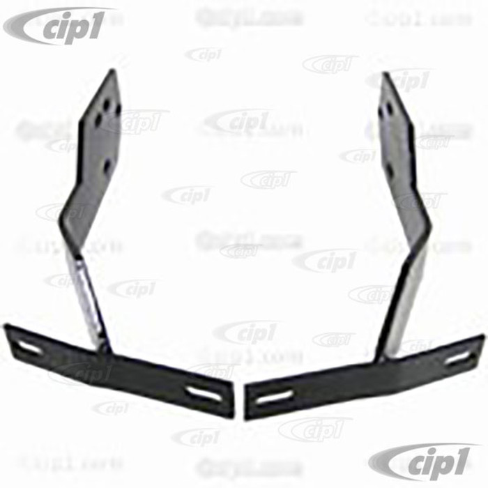 C13-15-2045 - FRONT BUMPER BRACKETS TO MOUNT EARLY BUMPER ON STANDARD BEETLE 68-73 - LEFT AND RIGHT - SOLD PAIR