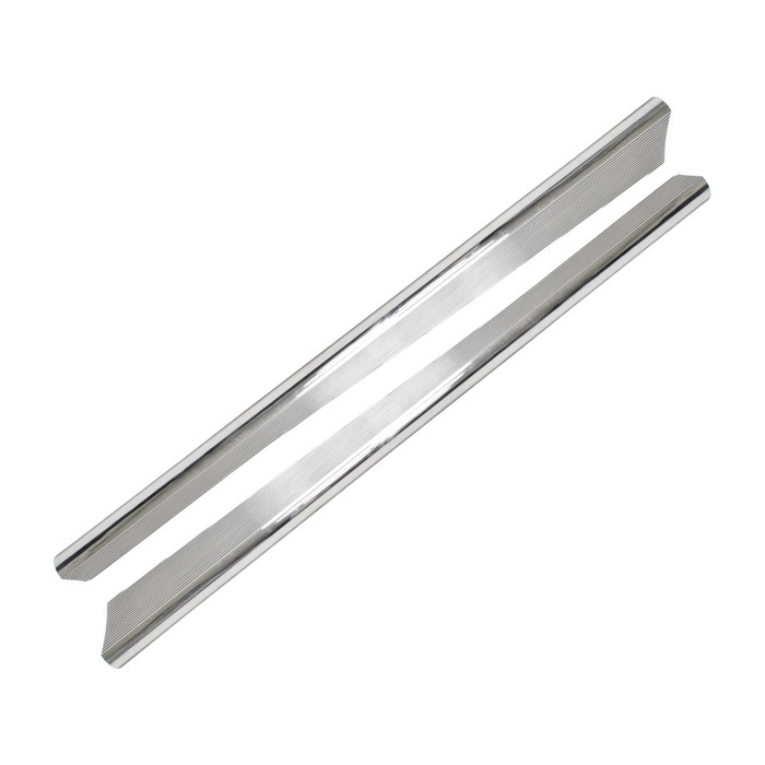 C13-15-3016-0 - BILLET LOOK FULLY POLISHED ALUMINUM RUNNING BOARDS WITH MOUNTING HARDWARE - BEETLE 46-79 - SOLD PAIR