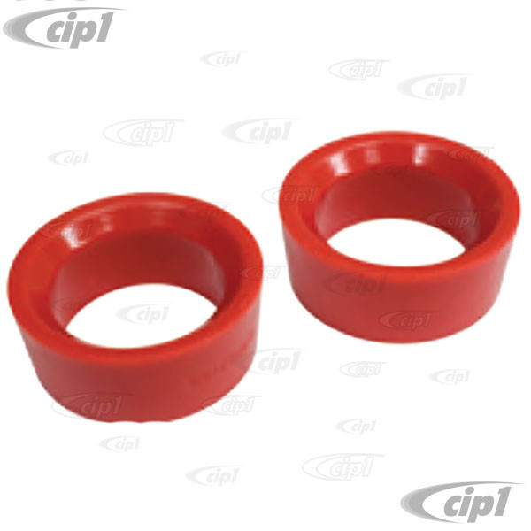 C12-6588-13 - EMPI - RED URETHANE REAR TORSION BAR ROUND GROMMET C12-6588-13 - EMPI - RED URETHANE REAR TORSION BAR ROUND GROMMET