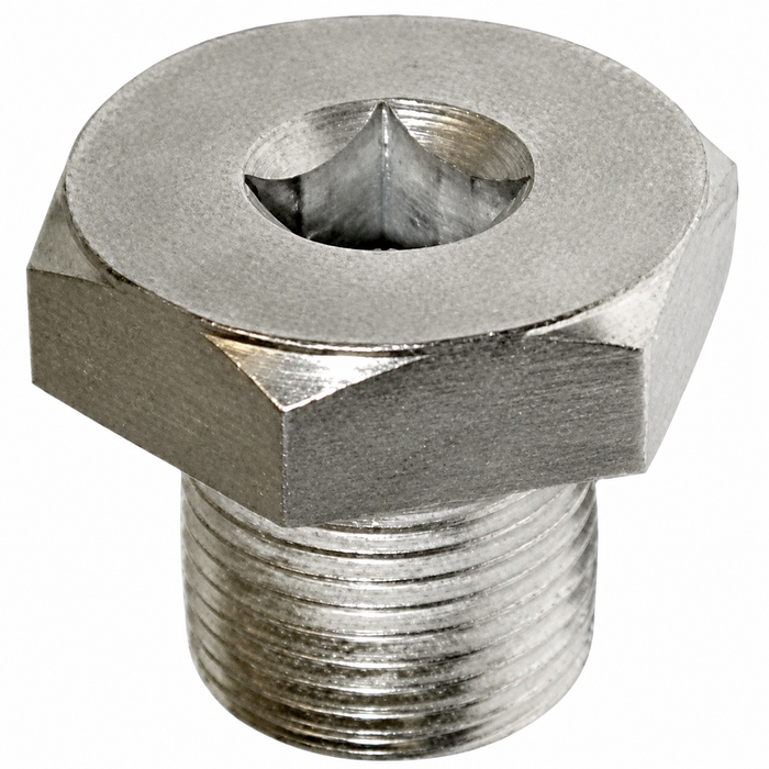 C13-16-6802 - EMPI - HEAVY DUTY PULLEY HEX BOLT WITH 3/8 INCH RATCHET HOLE - SOLD EACH