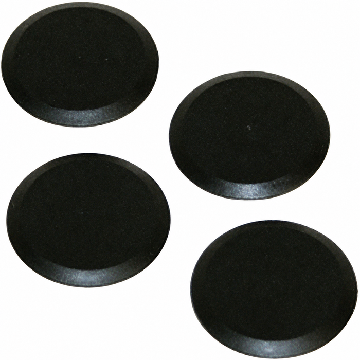 C13-16-9526 - 4 PIECE SETS OF BUMPER SUPPORT TUBE SEAL PLUGS (WHEN ELIMINATING OVER-RIDER TUBES) - FRONT AND REAR - BEETLE 55-67 - SOLD SET OF 4