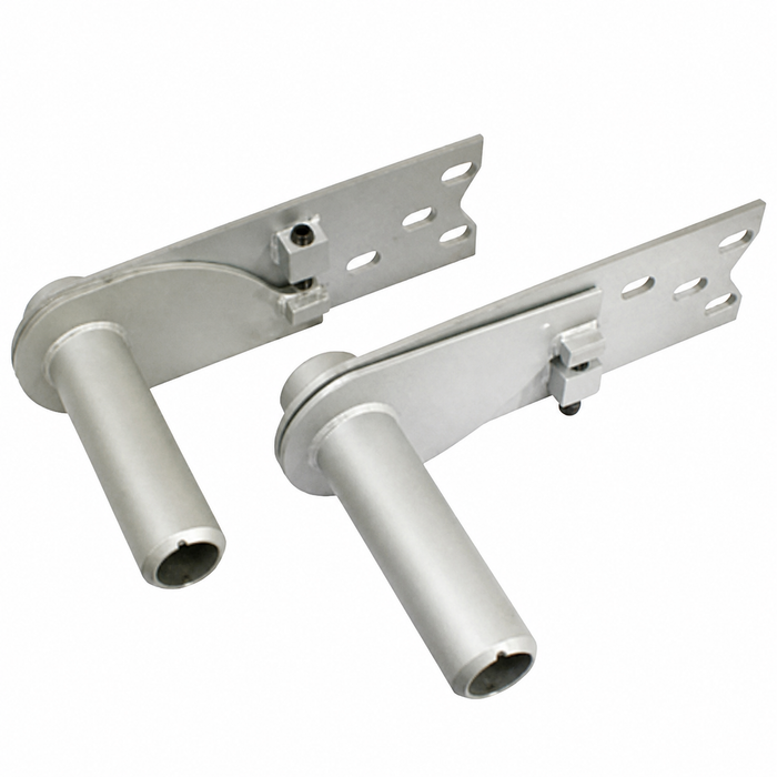 C13-18-1075 - EMPI - ADJUSTABLE HEAVY DUTY 4-HOLE SPRING PLATES WITH 6-1/8 IN. COLLAR (PAINTED) - BEETLE/GHIA I.R.S. WITH 26-9/16 INCH LONG TORSION BARS - SOLD PAIR
