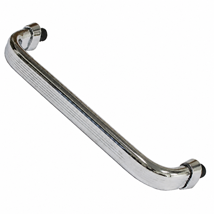 C13-18-1109 - EXCELLENT QUALITY - CHROME PLATED ALUMINUM DASH GRAB HANDLE - BUS 50-67 - SOLD EACH