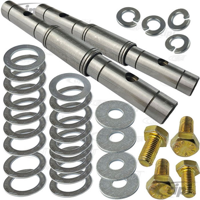 C13-21-2308 - EMPI - HI-PERFORMANCE SOLID ROCKER SHAFT KIT (FLOATING CENTER FOR FINE TUNING) FOR USE WITH STOCK OR 1.25:1 ROCKERS - ALL 12-1600cc BEETLE ENG. - SOLD KIT