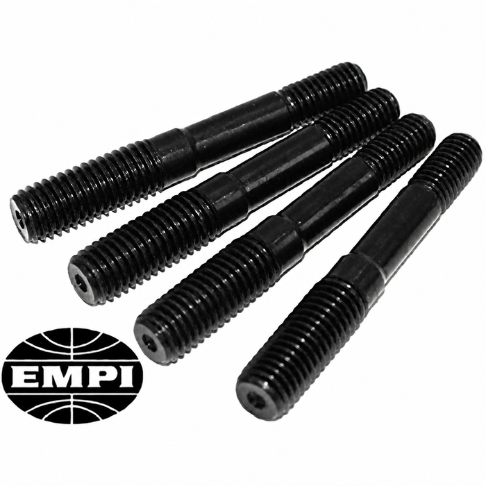 C13-21-2314 - EMPI BRAND - CHROMOLY ROCKER STUDS - STOCK LENGTH REPLACEMENT -SET OF 4 -15-1600cc BEETLE ENG.