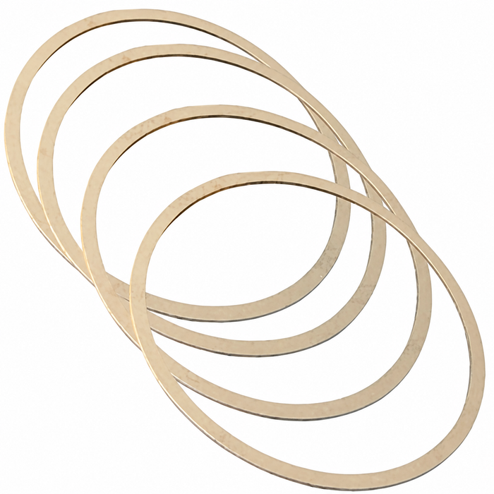 C13-21-7540 - CYLINDER BARREL SHIMS - 1.7-2L TYPE-2 ENGINE - SET OF 4 - .040 IN. THICK - SOLD SET OF 4