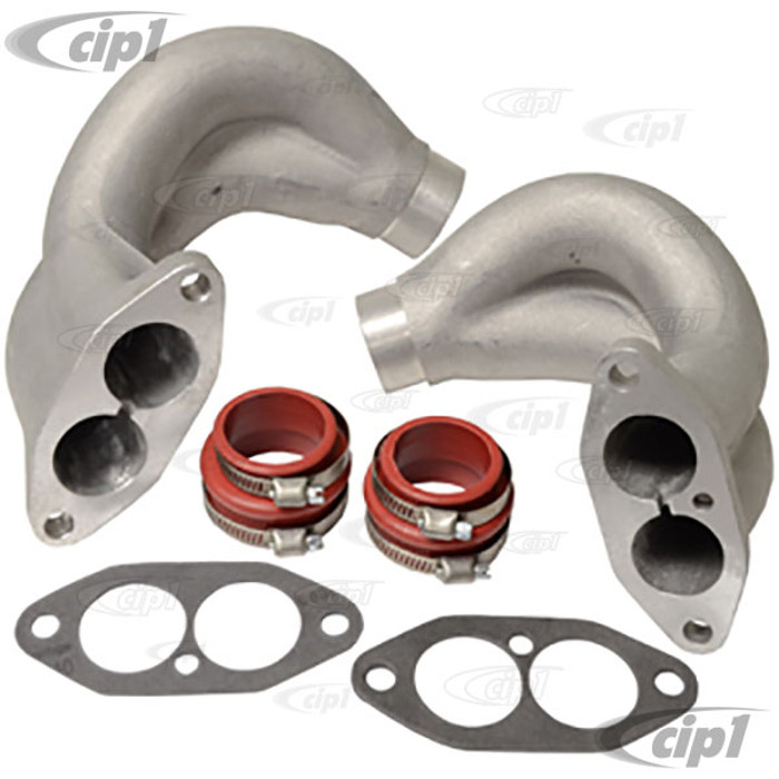 C13-3238 - 113-129-709 - 113129709 - NEW DUAL PORT END CASTINGS KIT - STOCK REPLACEMENT - ALL BEETLE STYLE 1600CC DUAL PORT ENGINES - WITH BOOTS AND GASKETS - SOLD PAIR