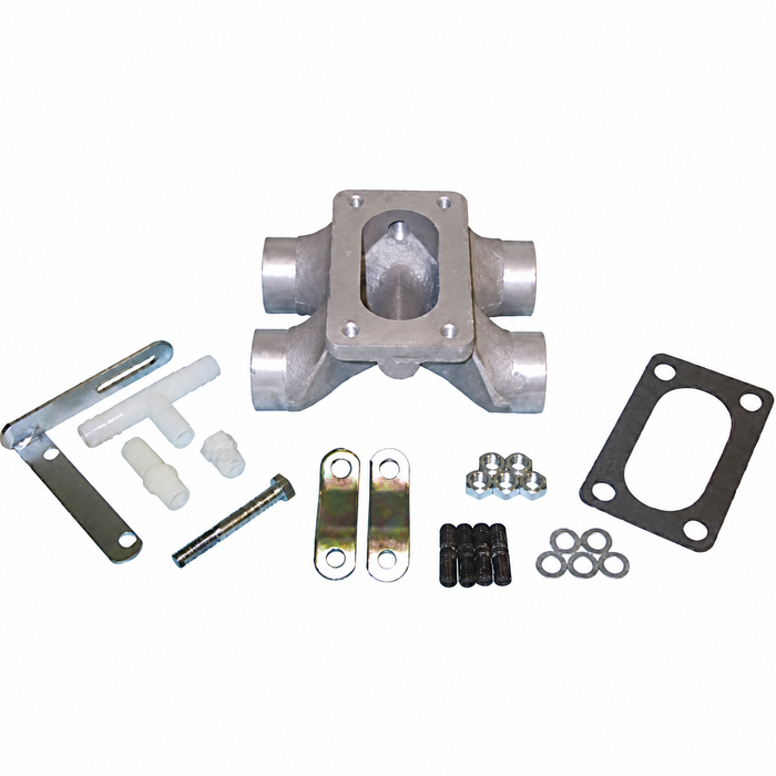 C13-3241 - CENTER SECTION FOR 2 BARREL PROGRESSIVE WEBER CARB - TO BE USED WITH C13-3244 TUBES