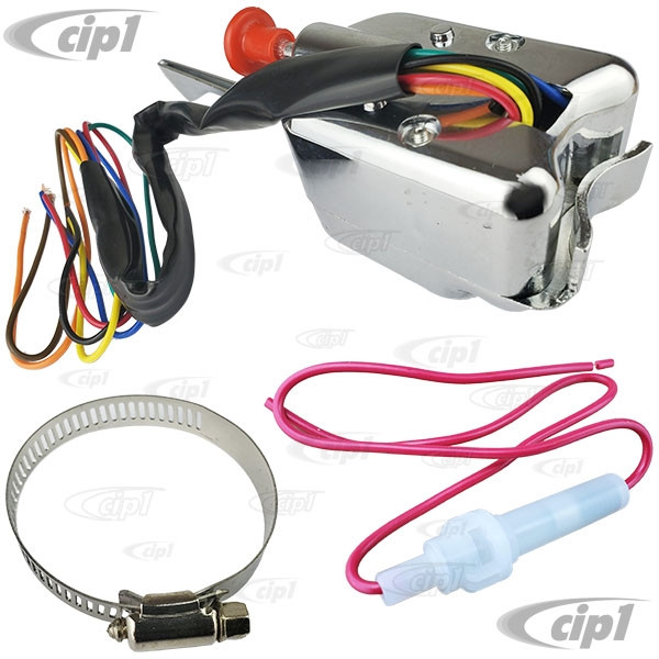 ACCC105730 UNIVERSAL CHROME COLUMN MOUNT UNIVERSAL TURN SIGNAL