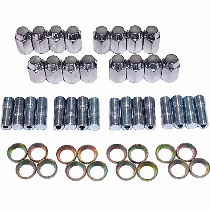 ACC-C10-6692 - 14MM WHEEL HARDWARE KIT STUDS/NUTS/WASHERS - FOR EMPI 8 SPOKES - ALL 4 WHEELS