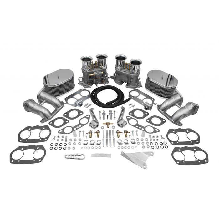 C13-47-7295 - DUAL 44HPMX EMPI CARBURETOR CONVERSION KIT - TYPE-2/4 - 17-2000CC BUS 72-79 ENGINES WITH HEX-BAR LINKAGE - SOLD KIT