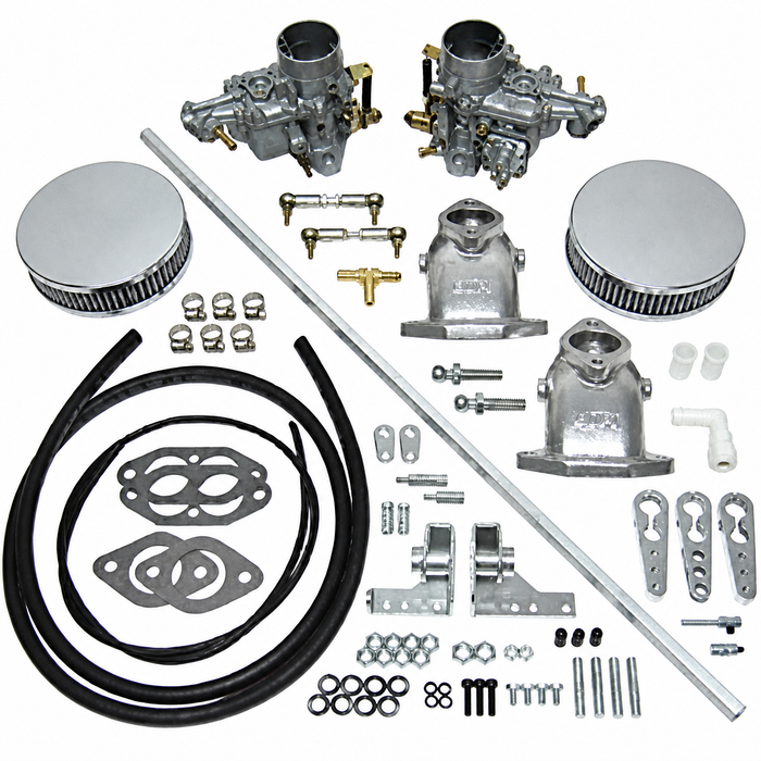 C13-47-7311 - DUAL EMPI 34MM EPC CARB KIT W/ HEX BAR LINKAGE FOR ALL TYPE-3 DUAL PORT ENGINES -  SOLD KIT