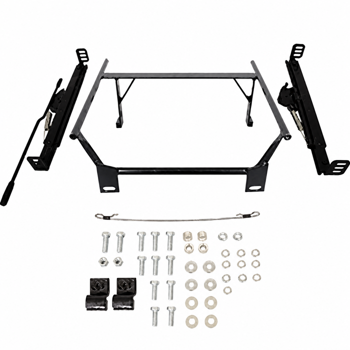 C13-62-2872 - BOLT-IN SEAT MOUNT ADAPTER KIT WITH SLIDERS/WIRE/INSTRUCTIONS - T1 BEETLE 71-72 - LEFT OR RIGHT FRONT - SOLD EACH