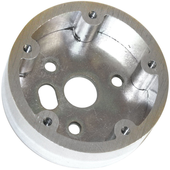 C13-79-4018 - STEERING WHEEL ADAPTER KIT WITH ONE INCH ALUMINUM EXTENSION - GRANT 5 HOLE TO 3 HOLE - SOLD KIT