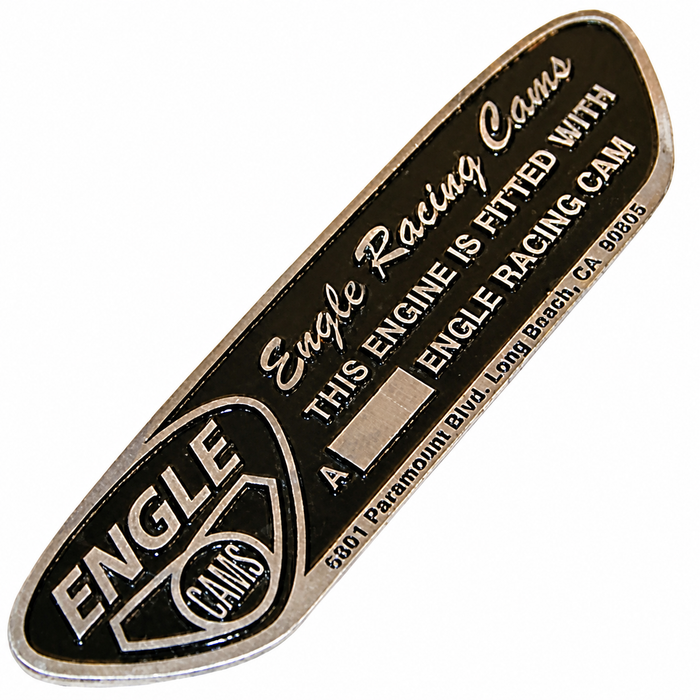 ACC-C10-526-BADGE - ENGLE CAMSHAFT I.D. BADGE