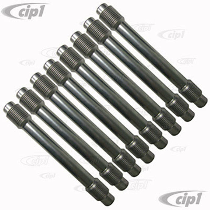 C13-8531 - 311-109-335 - 311109335 - EMPI - SET OF 8 STAINLESS STEEL WINDAGE STYLE PUSH ROD TUBES (FOR BETTER OIL CONTROL) - FIT ALL 13-1600CC BEETLE STYLE ENGINES - SET OF 8