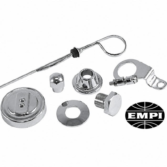 C13-8740 - EMPI -BASIC ENGINE CHROME DRESS-UP KIT - 5 PIECES - BEETLE STYLE ENGINES