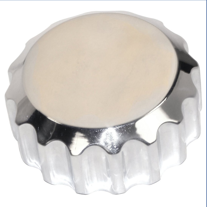 C13-8899 - EMPI - REPLACEMENT ALUMINUM OIL FILLER CAP - FITS ALL POPULAR AFTERMARKET THREADED FILLER TUBES - SOLD EACH