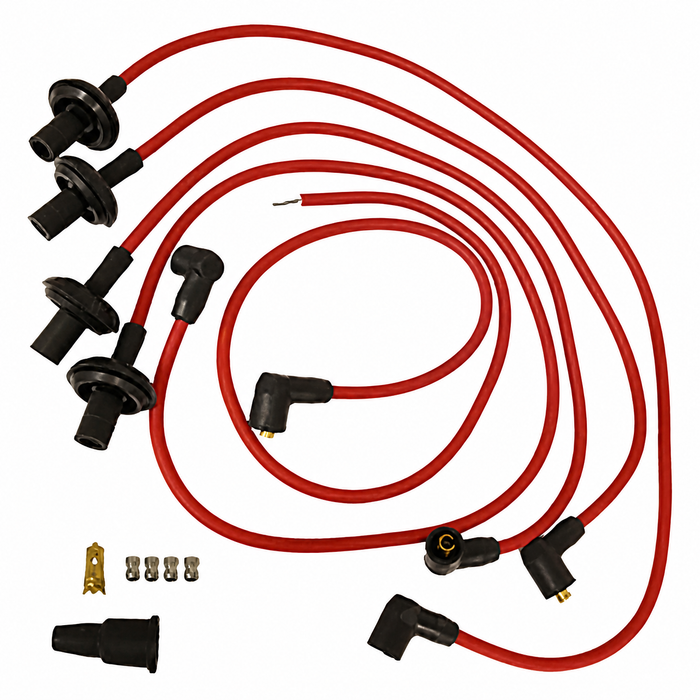 C13-9389 - SUPPRESSED IGNITION WIRE SET WITH 90 DEGREE CAP ENDS