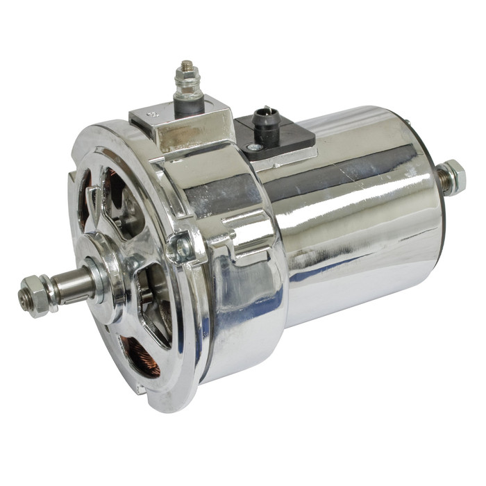 アクセサリー AC Heritage Three-Wheeler Superblower ACC-C10-5750-CH - DELUXE CHROMED HIGH OUTPUT ALTERNATOR CONVERSION