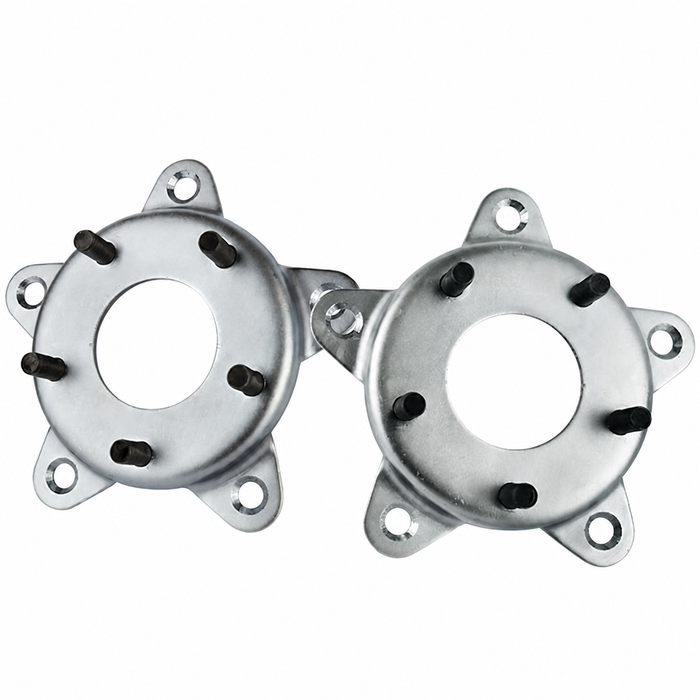 C13-9499 - EMPI (C26-601-206) - PAIR OF WHEEL ADAPTERS - 5X205MM BOLT VW TO 911 STYLE 5X130MM PATTERN - 14MMX1.5 STUDS - SOLD PAIR
