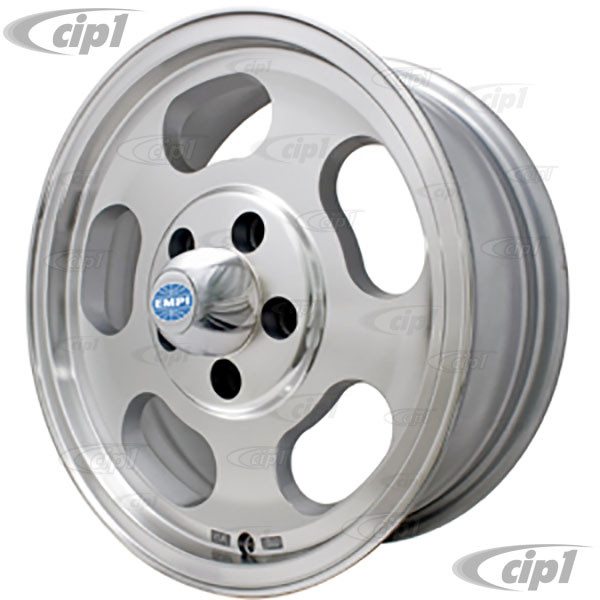 C13-9749 - EMPI ALUMINUM ALLOY SLOTTED DISH WHEEL - 5.5X15 INCH