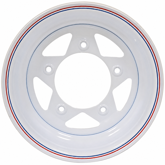 ACC-C10-1018 - WHITE SPOKE STEEL BAJA WHEEL 15X10 - 5X205MM BOLT PATTERN - 3-1/2 INCH BACKSPACING SOLD EACH - SOLD EACH