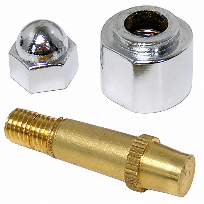C16-111-000 - 111-857-000 - OUTSIDE MIRROR MOUNTING KIT - LEFT OR RIGHT ROUND MIRROR ONLY - BEETLE 46-67 - SOLD KIT