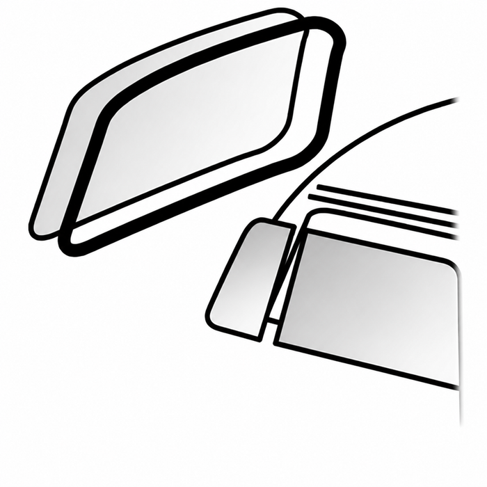 C16-111-121A - 111-845-121-A - 111845121A - CAL LOOK REAR WINDOW SEAL BEETLE 72-77 - FRONT WINDOW SEAL BEETLE 46-57 - SOLD EACH